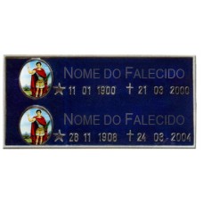 Placa com Foto 2 Molduras